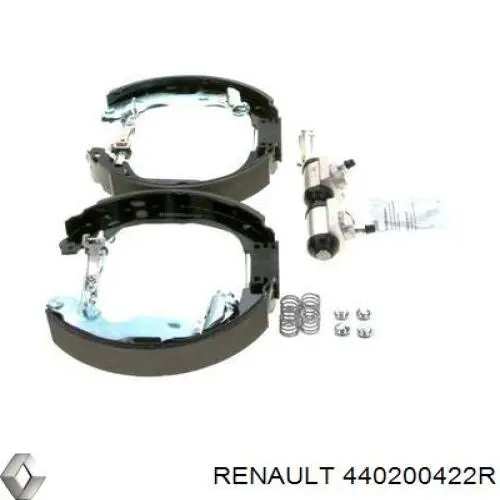 Колодки гальмові задні, барабанні Renault (RVI) 440200422R ціна, від 87.57 USD