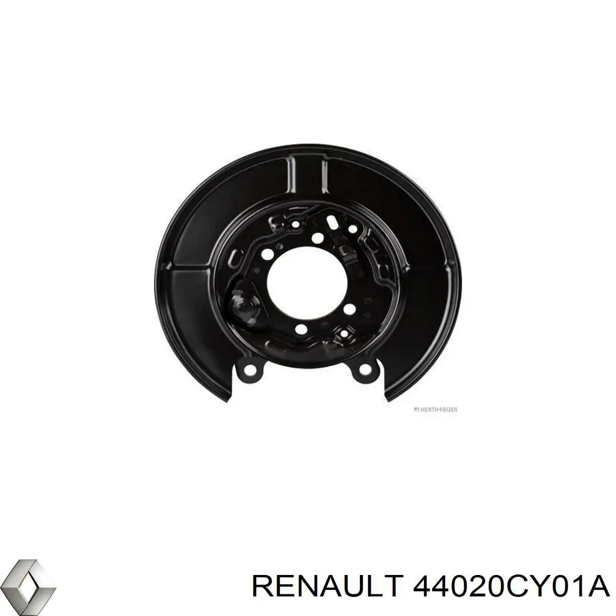 Захист гальмівного диска заднього, правого 44020CY01A Renault (RVI)