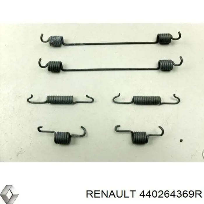 Монтажний комплект задніх барабанних колодок Renault (RVI) 440264369R ціна, від 5.92 USD