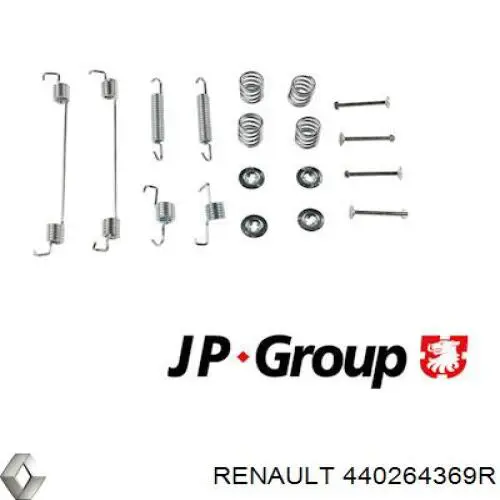 440264369R Renault (RVI) Монтажний комплект задніх барабанних колодок