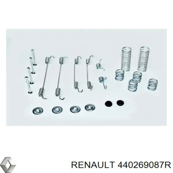 Монтажний комплект задніх барабанних колодок Renault (RVI) 440269087R ціна, від 19.83 USD