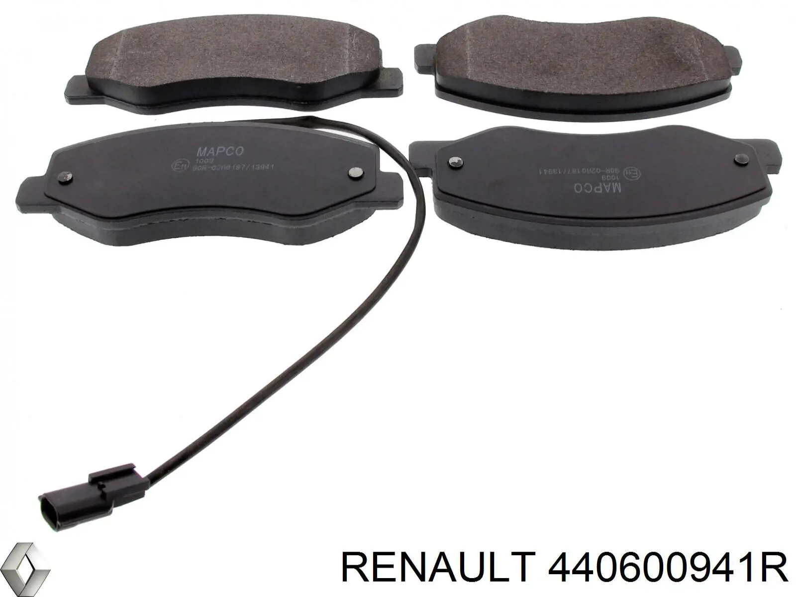 Задні гальмівні колодки Renault (RVI) 440600941R ціна, від 29.38 USD