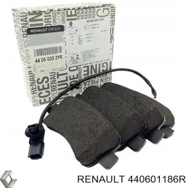 440601186R Renault (RVI) колодки гальмові задні, дискові