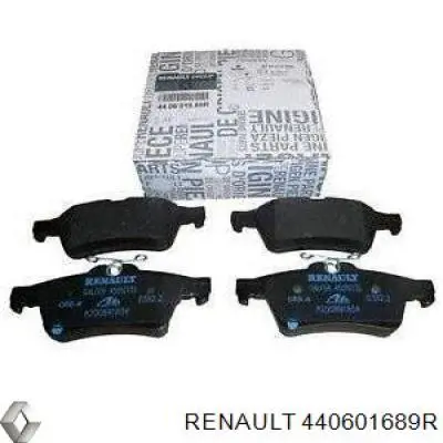 440601689R Renault (RVI) колодки гальмові задні, дискові