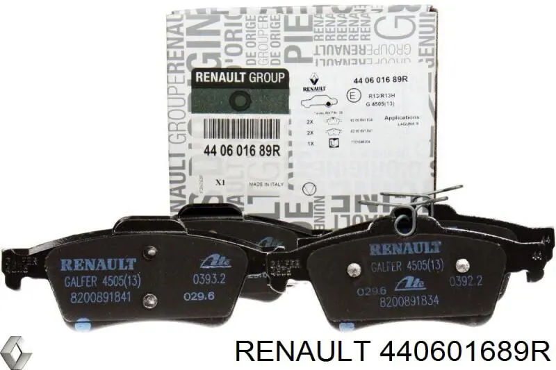 Купити 440601689R Renault (RVI) Задні колодки