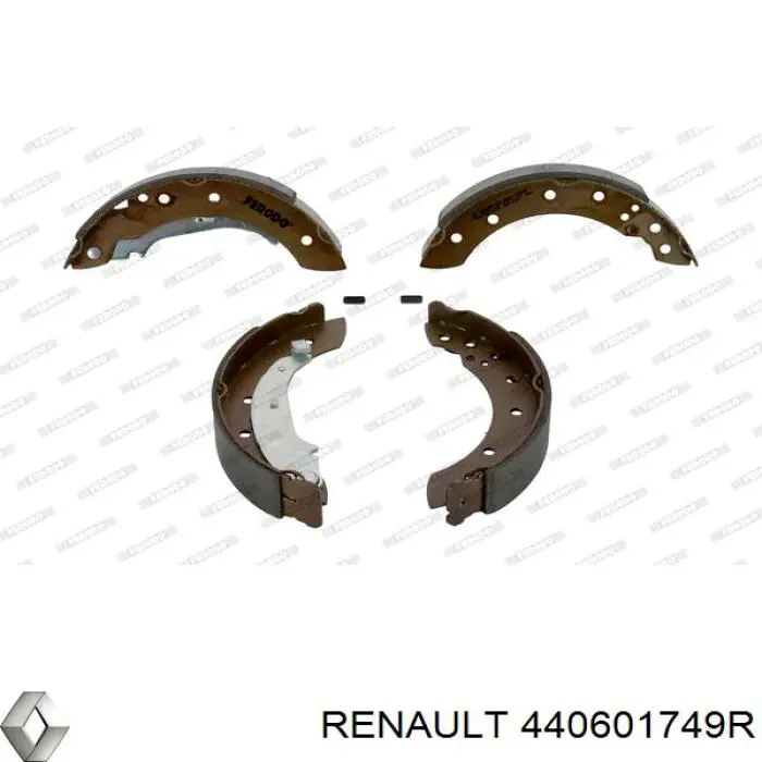 440601749R Renault (RVI) колодки гальмові задні, барабанні