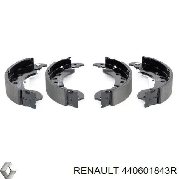 440601843R Renault (RVI) Колодки гальмівні задні, барабанні
