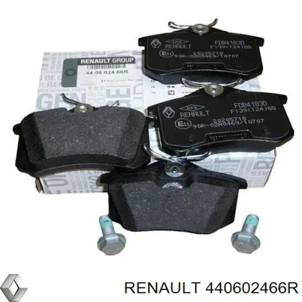 Купити 440602466R Renault (RVI) Задні колодки