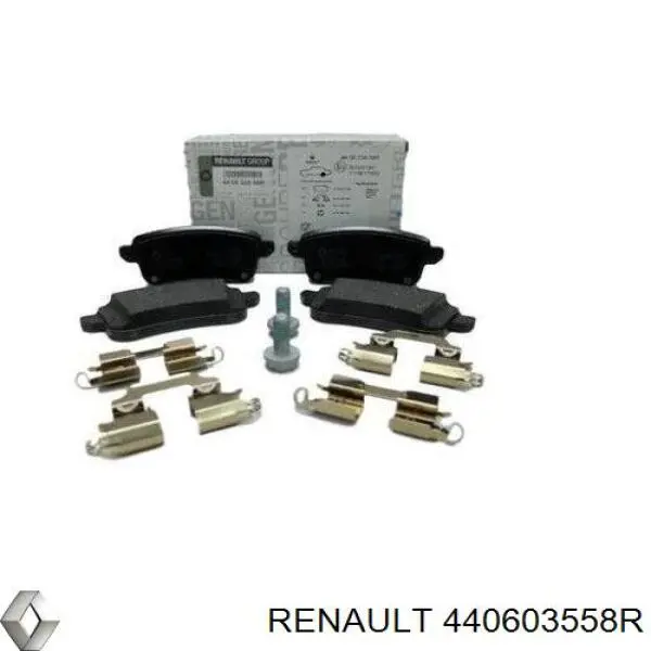 Задні гальмівні колодки Renault (RVI) 440603558R ціна, від 33.19 USD