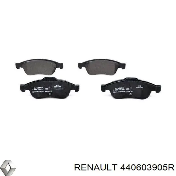 Купити 440603905R Renault (RVI) Колодки гальмівні передні, дискові