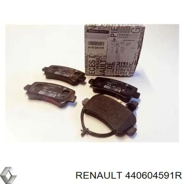 Задні дискові колодки Renault (RVI) 440604591R