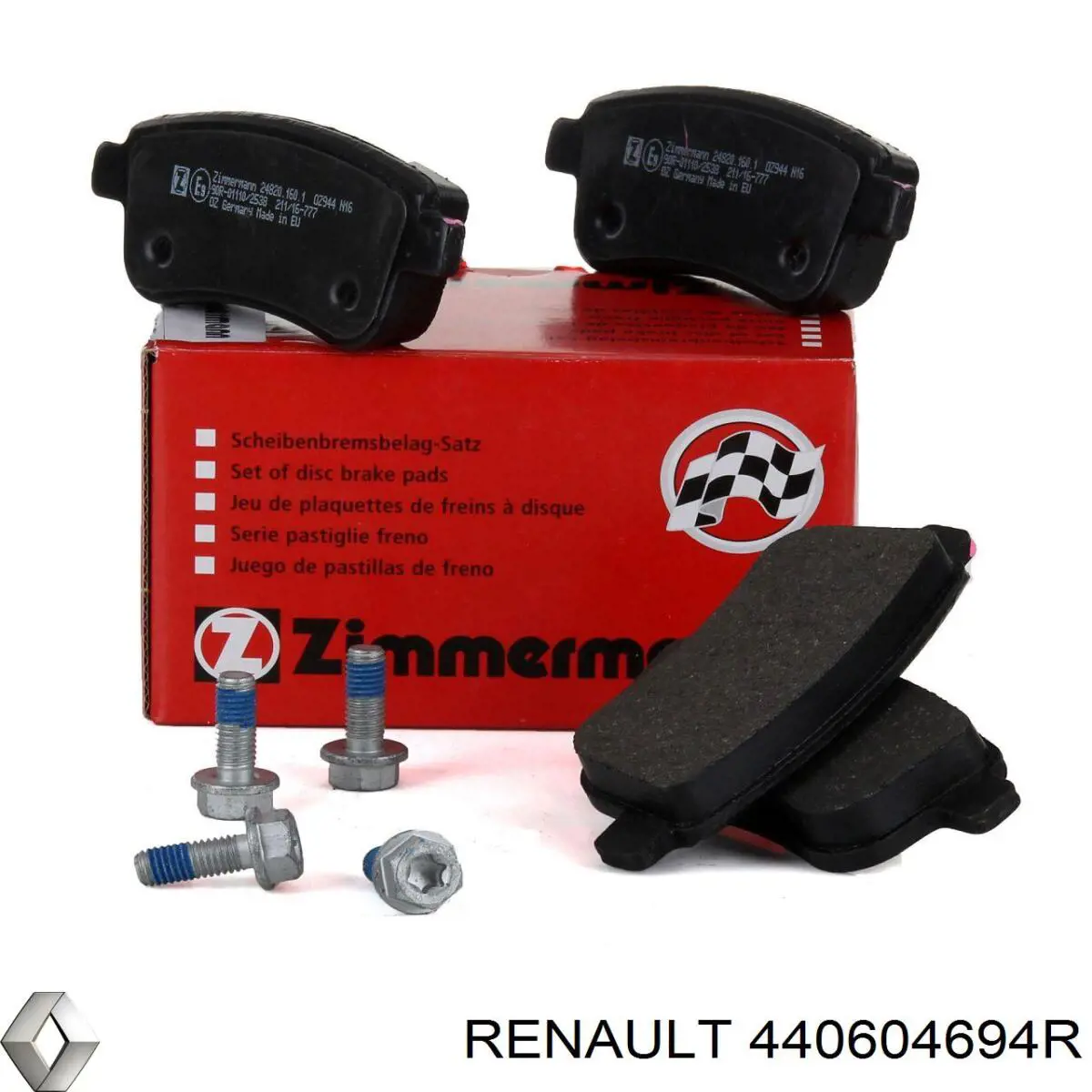 Задні гальмівні колодки Renault (RVI) 440604694R ціна, від 15.31 USD