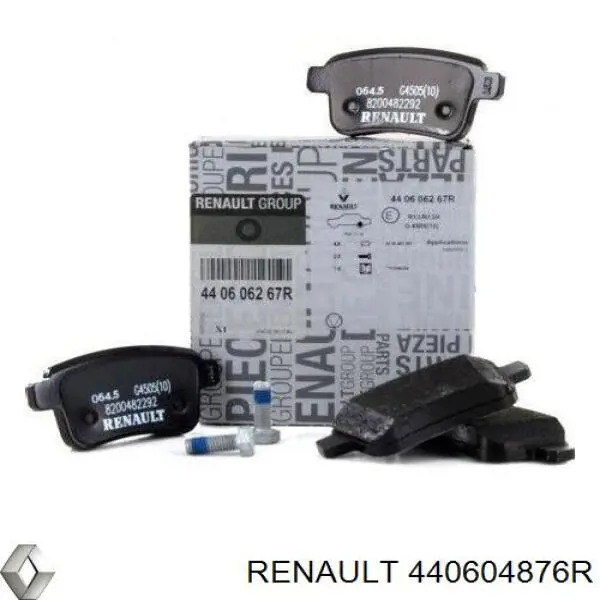 Задні гальмівні колодки Renault (RVI) 440604876R ціна, від 22.59 USD