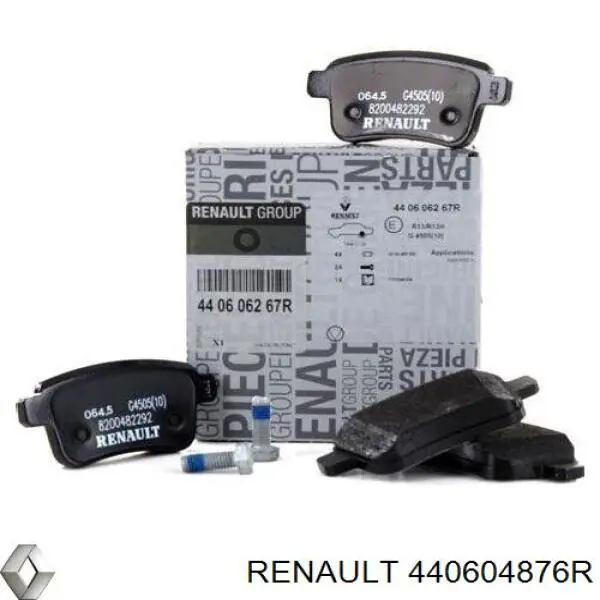 Задні гальмівні колодки 440604876R Renault (RVI)
