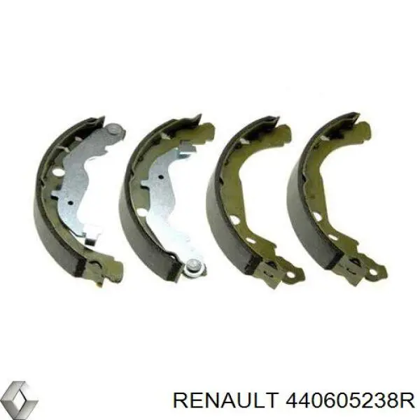 440605238R Renault (RVI) колодки гальмові задні, барабанні