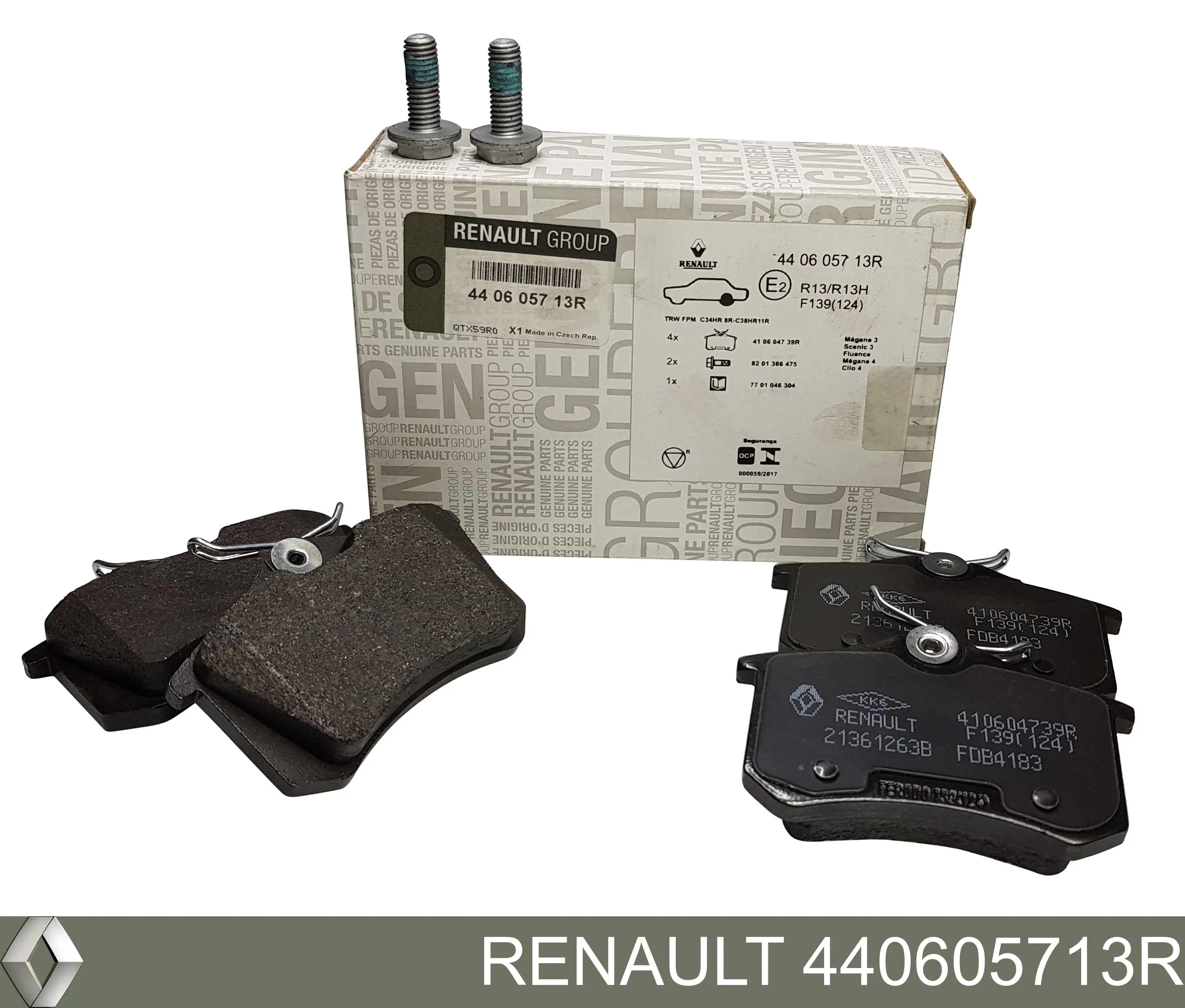 Купити 440605713R Renault (RVI) Задні колодки