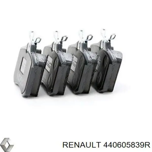 Задні гальмівні колодки 440605839R Renault (RVI)