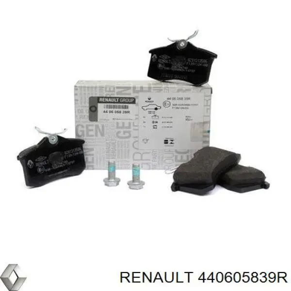 Задні гальмівні колодки Renault (RVI) 440605839R ціна, від 16.49 USD