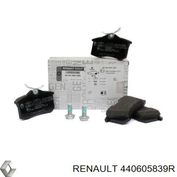 Купити 440605839R Renault (RVI) Задні колодки