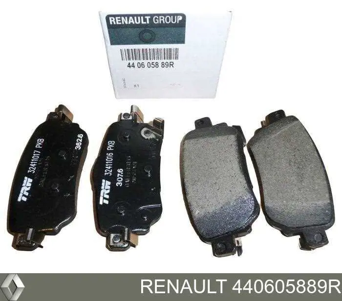 Купити 440605889R Renault (RVI) Задні колодки