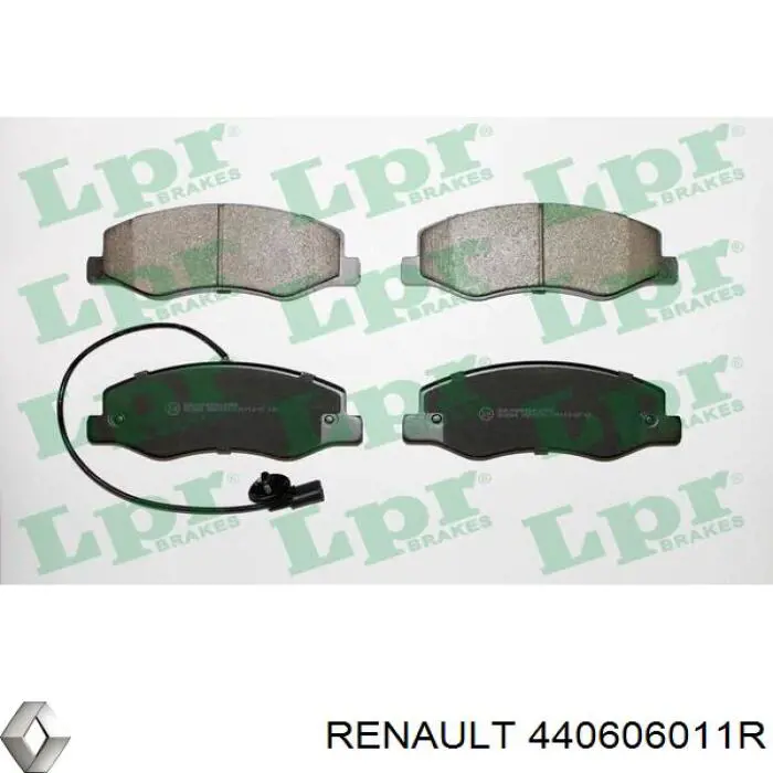 Купити 440606011R Renault (RVI) Задні колодки