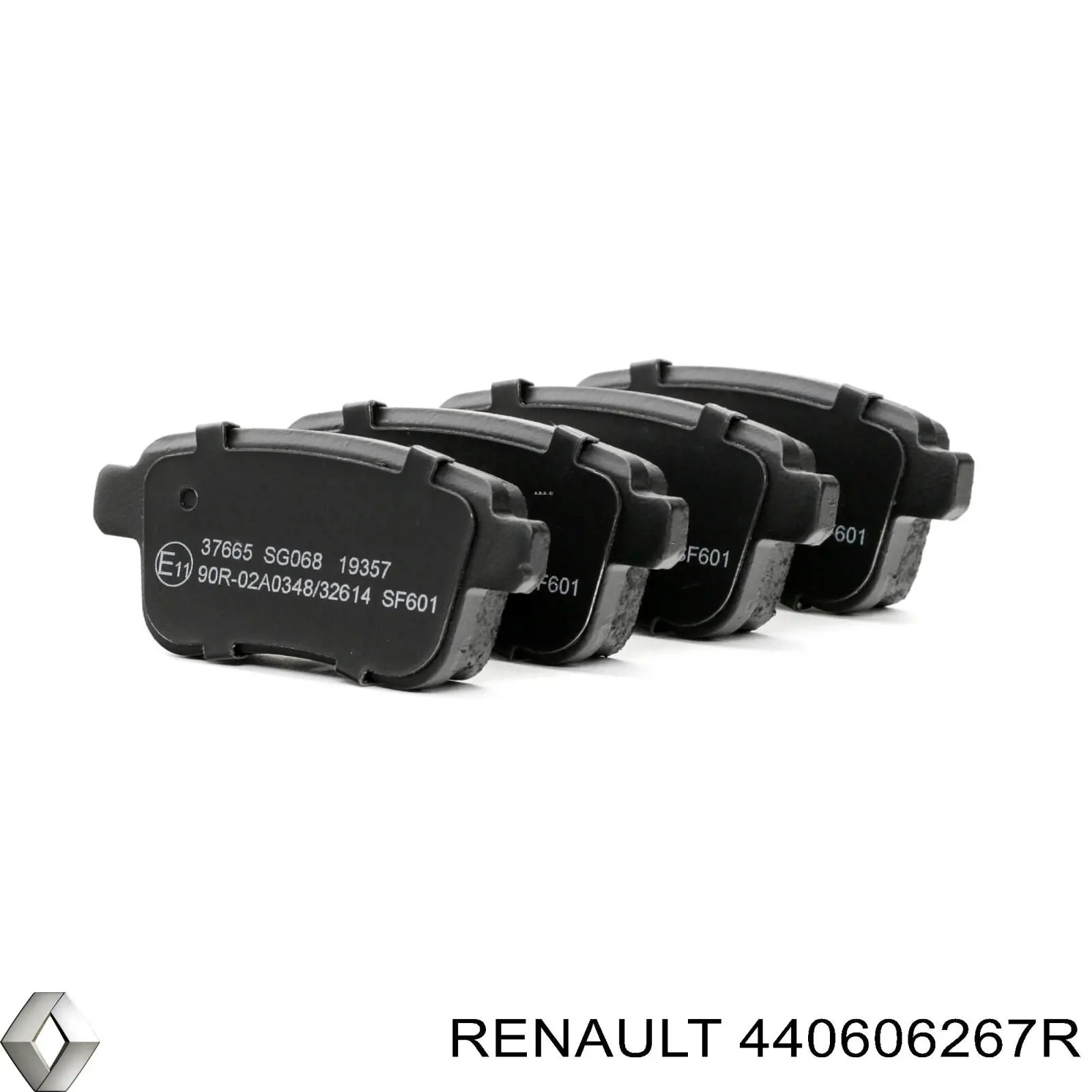 Задні гальмівні колодки Renault (RVI) 440606267R ціна, від 15.62 USD