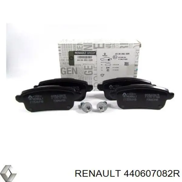 Задні гальмівні колодки 440607082R Renault (RVI)