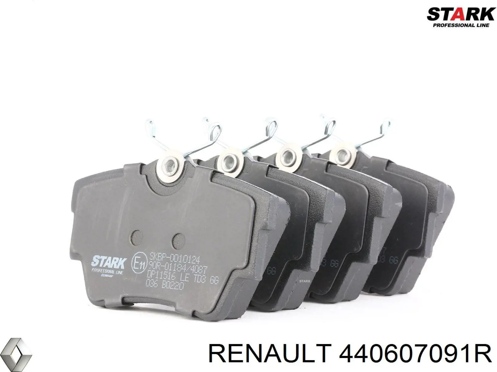 Купити 440607091R Renault (RVI) Задні колодки