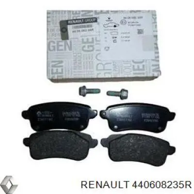 Купити 440608235R Renault (RVI) Задні колодки
