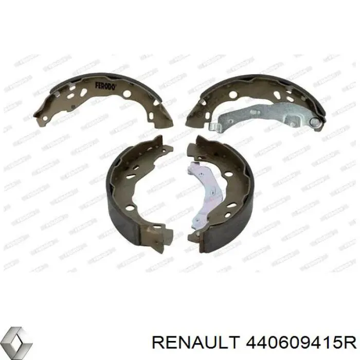 Купити 440609415R Renault (RVI) Колодки гальмові задні, барабанні