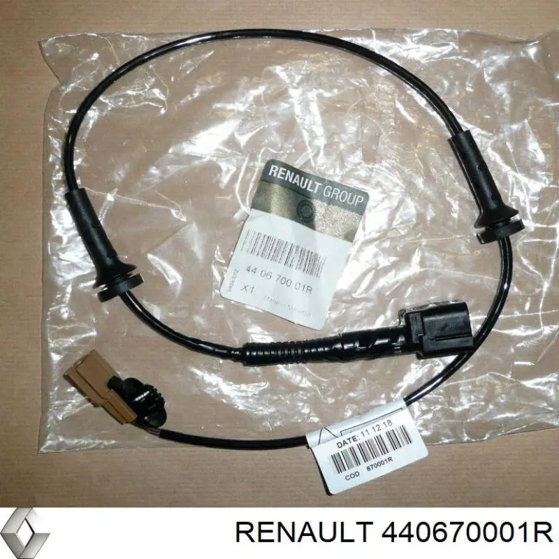 Провід датчика зносу гальмівних колодок задній Renault (RVI) 440670001R ціна, від 60.53 USD