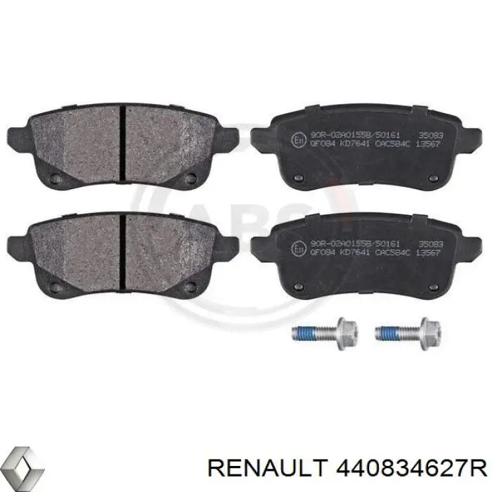 Купити 440834627R Renault (RVI) Задні колодки