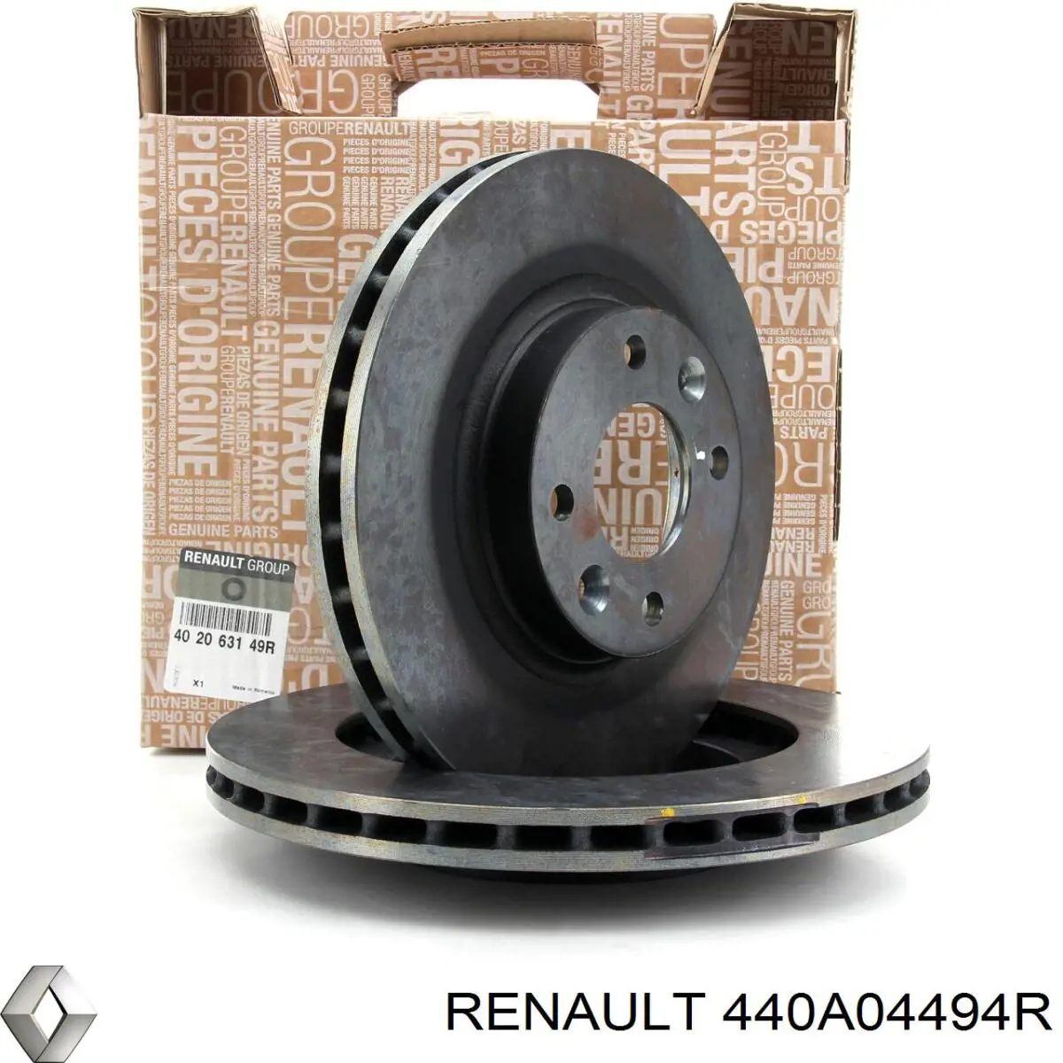 Ремкомплект задніх гальм Renault (RVI) 440A04494R