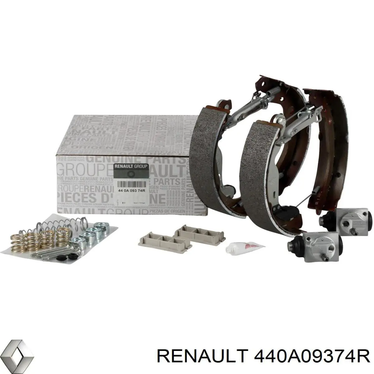 Купити 440A09374R Renault (RVI) Колодки гальмові задні, барабанні