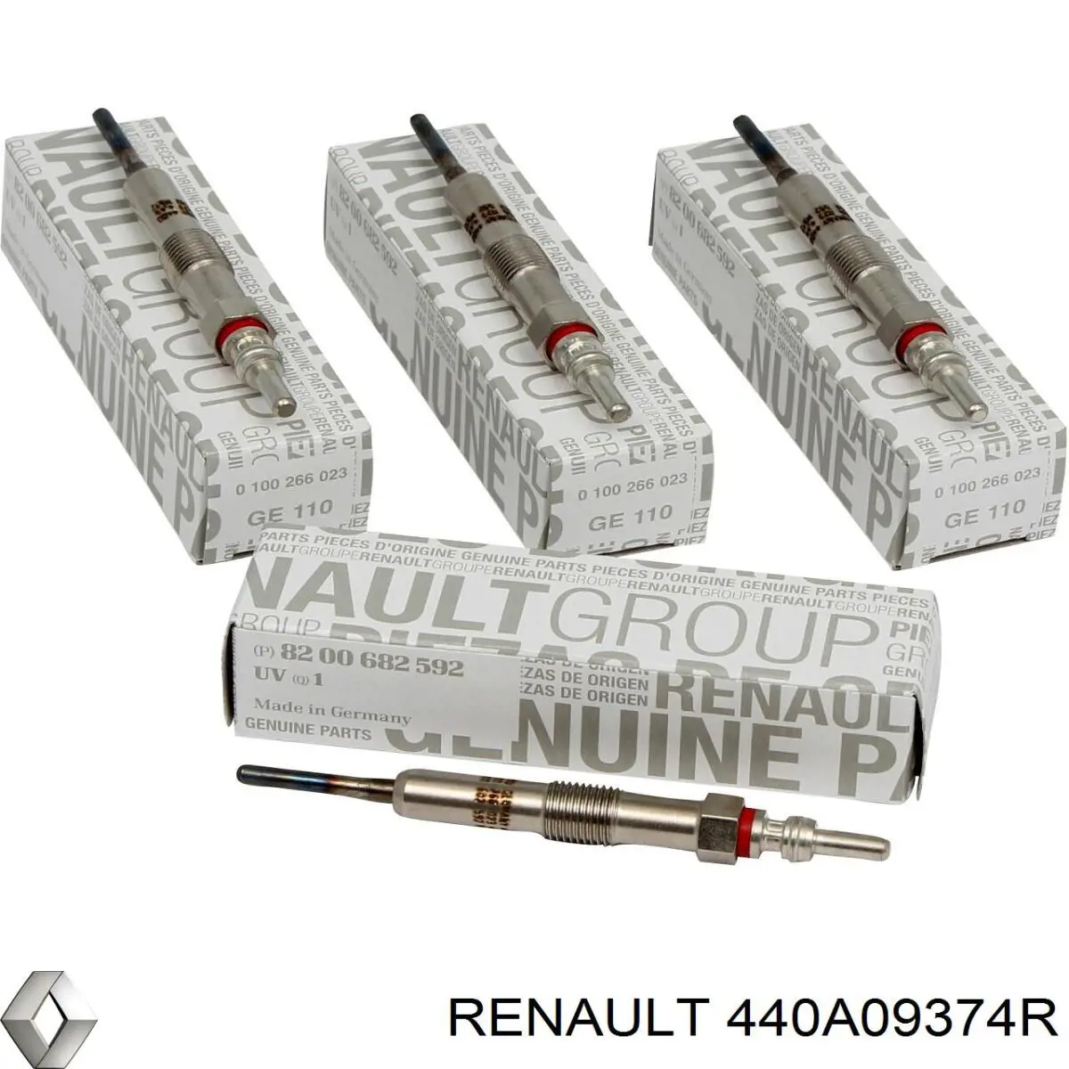Колодки гальмові задні, барабанні Renault (RVI) 440A09374R ціна, від 29.52 USD