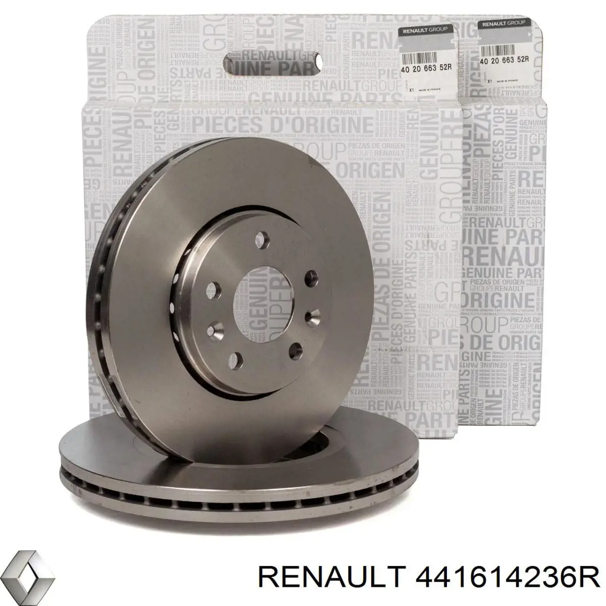 Захист гальмівного диска заднього, лівого 441614236R Renault (RVI)