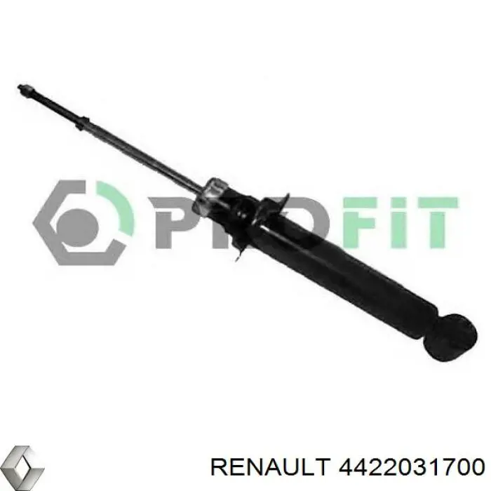 Амортизатор передній, правий 4422031700 Renault (RVI)