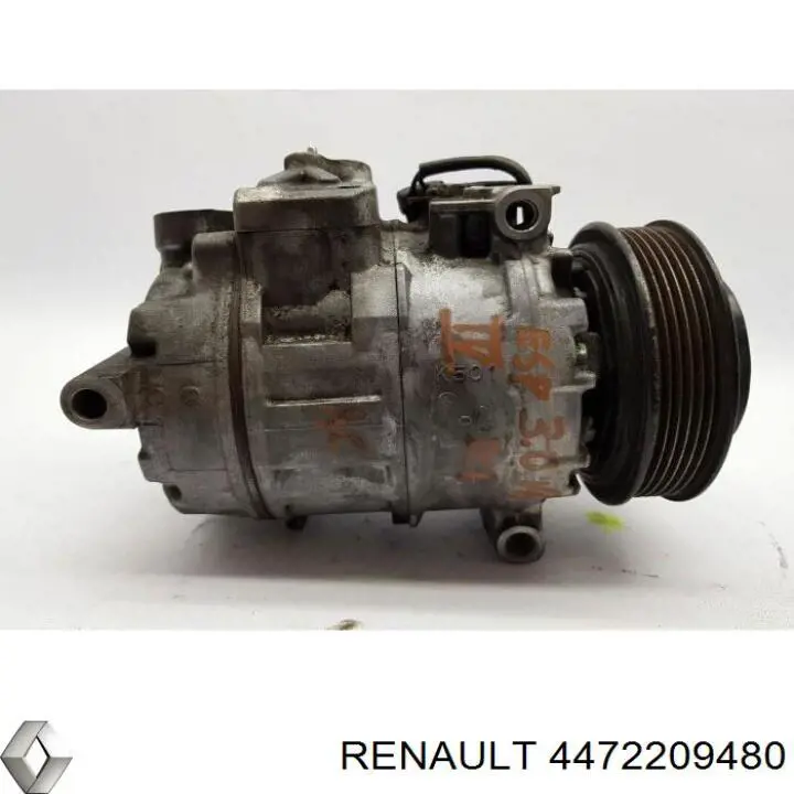 Компресор системи кондиціювання Renault (RVI) 4472209480 ціна, від 291.56 USD