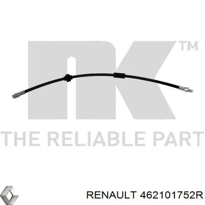 Шланг гальмівний задній Renault (RVI) 462101752R ціна, від 21.10 USD