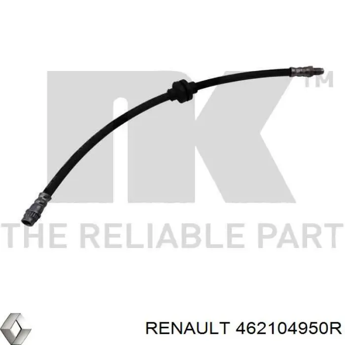 462104950R Renault (RVI) Гнучка гальмівна трубка передня