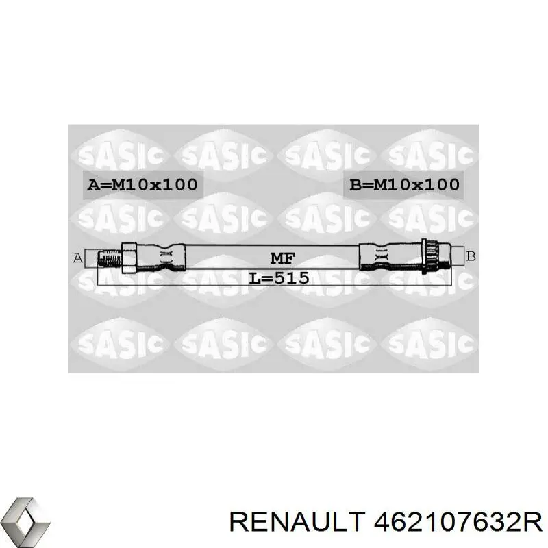 462107632R Renault (RVI) Шланг гальмівний задній, правий