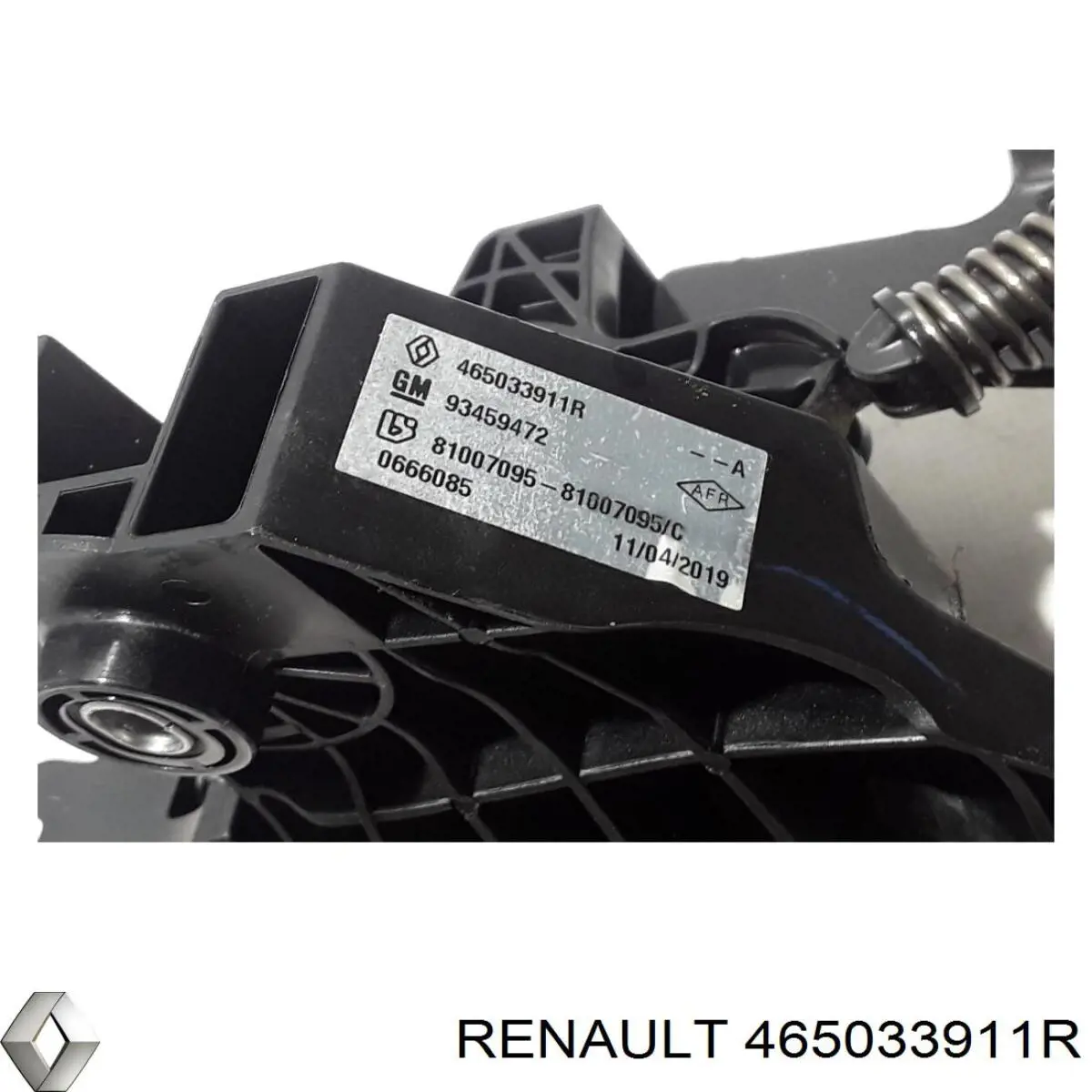 Педаль і привід управління зчепленням Renault (RVI) 465033911R ціна, від 16.42 USD