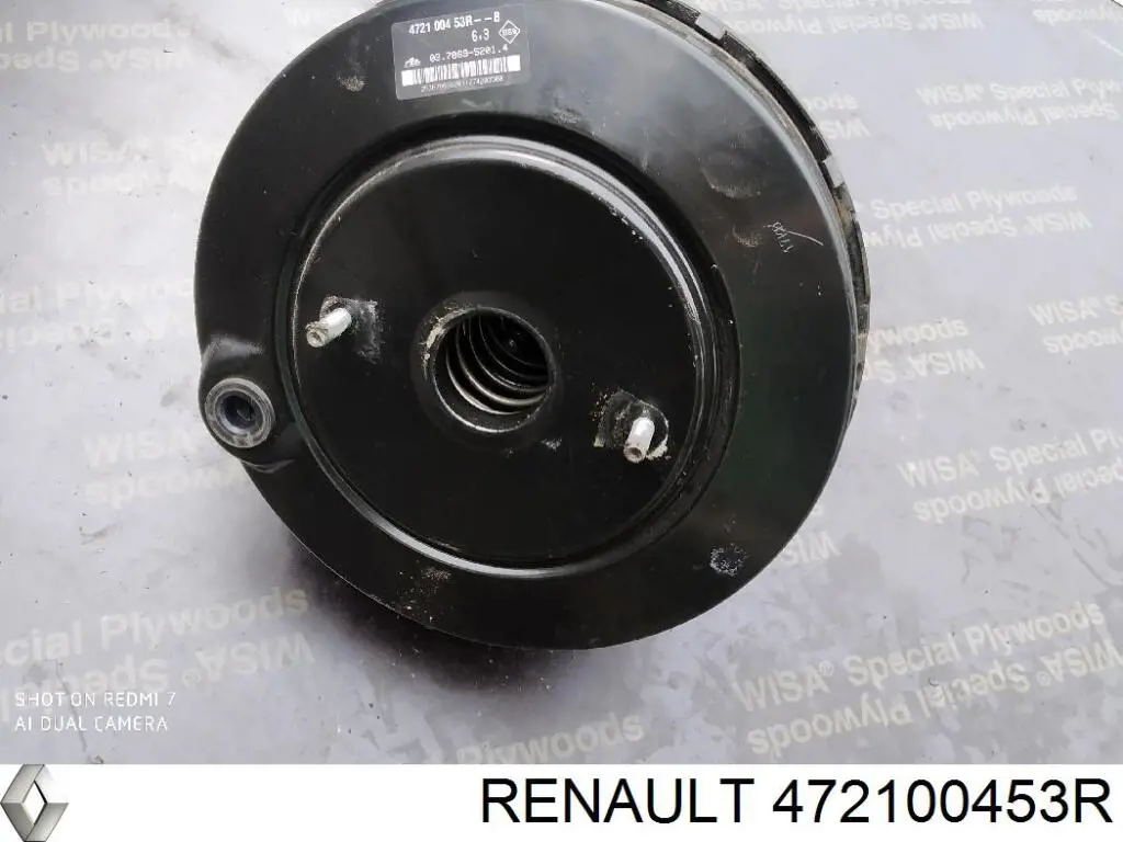Підсилювач гальм вакуумний Renault Master 3 (EV, HV, UV) (Рено Мастер)