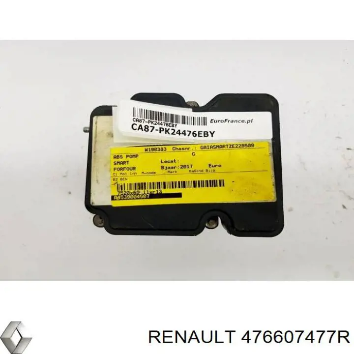 Блок АБС гідравлічний Renault (RVI) 476607477R ціна, від 64.83 USD