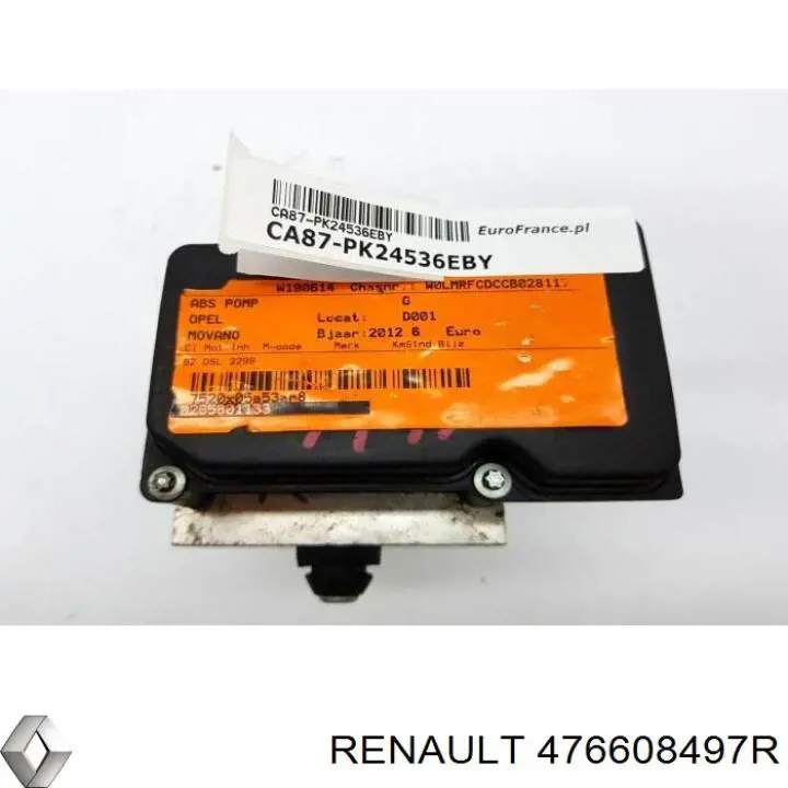 476608497R Renault (RVI) Блок управління АБС (ABS)