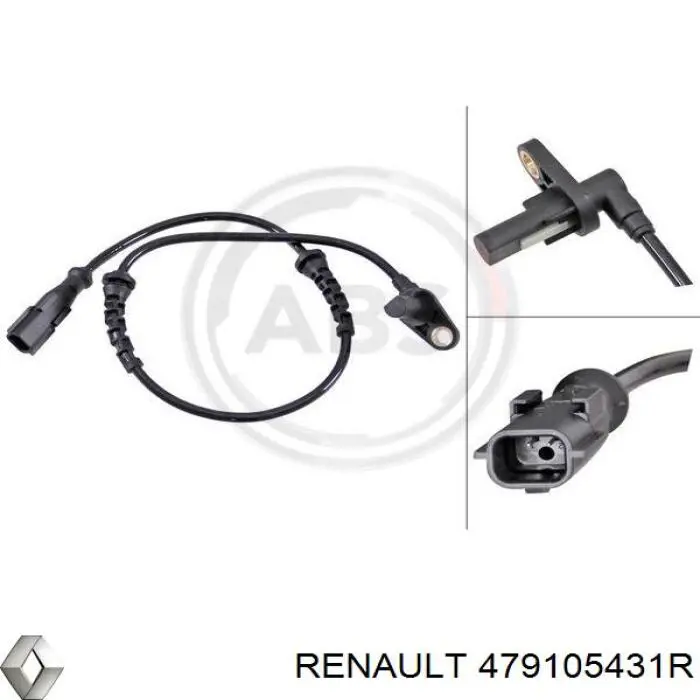479105431R Renault (RVI) датчик абс (abs передній)