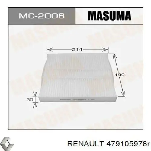 Купити 479105978R Renault (RVI) Сенсор АБС