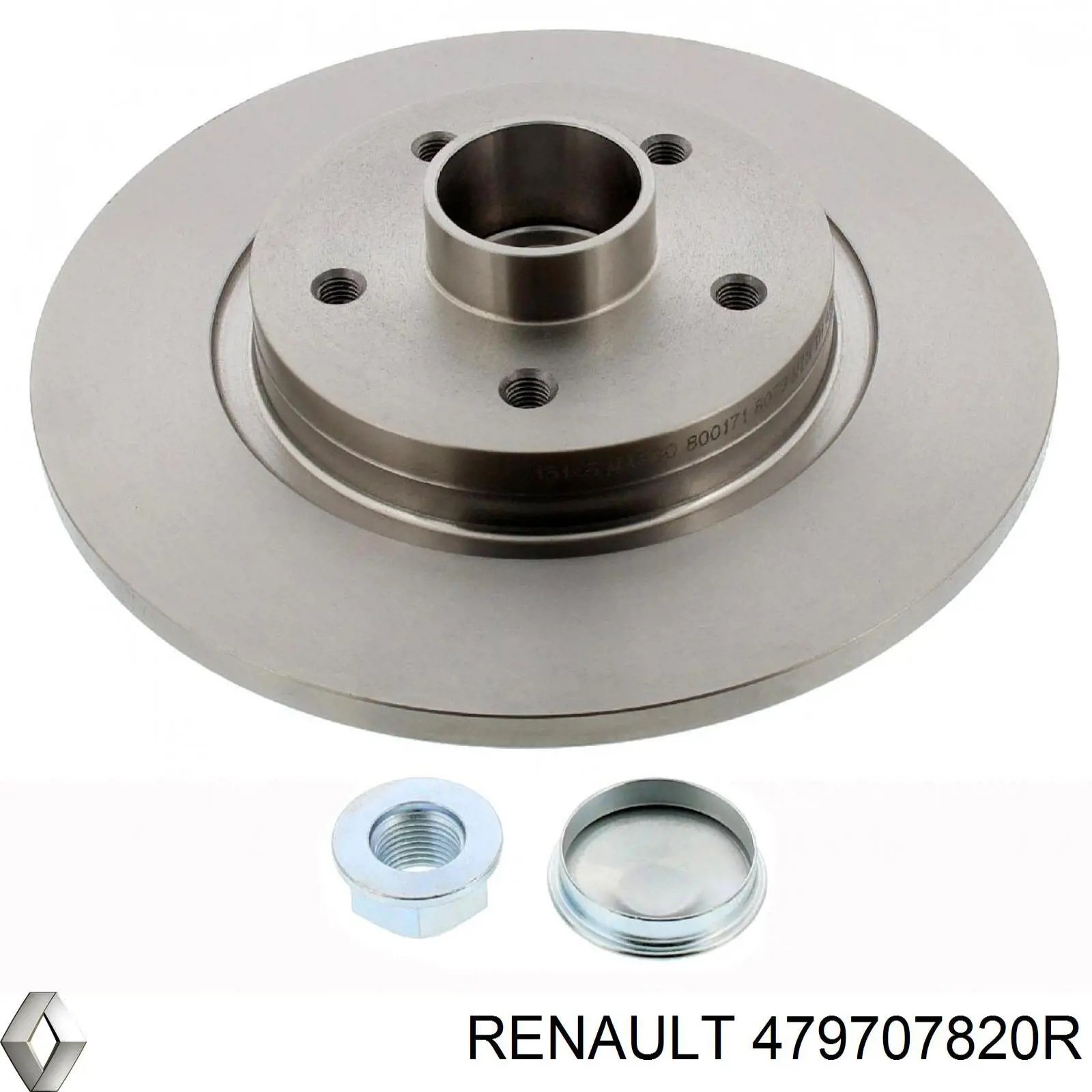 Купити 479707820R Renault (RVI) Диск заднього гальма