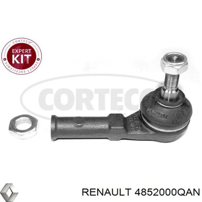 Наконечник рульовий Renault (RVI) 4852000QAN ціна, від 7.84 USD