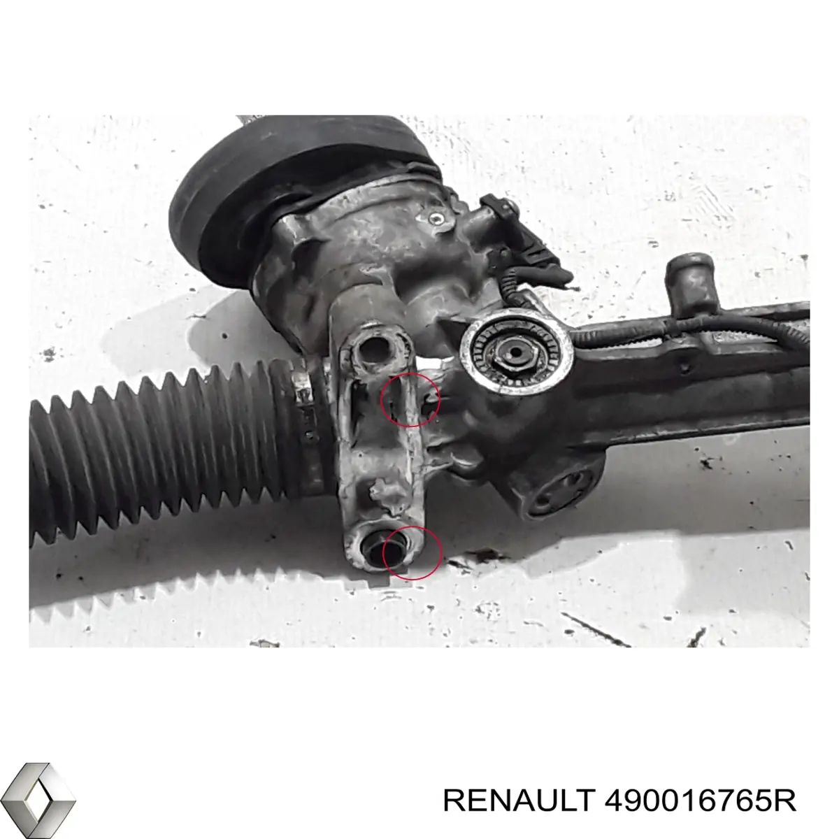 490016765R Renault (RVI) Рейковий рульовий механізм
